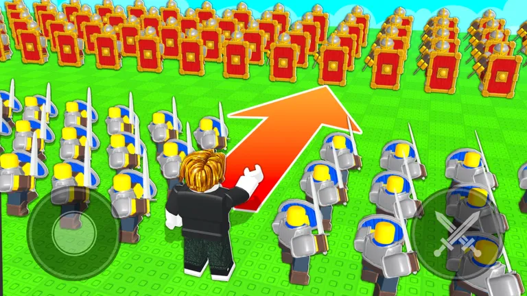 Official Command An Army screenshot from the Roblox game page